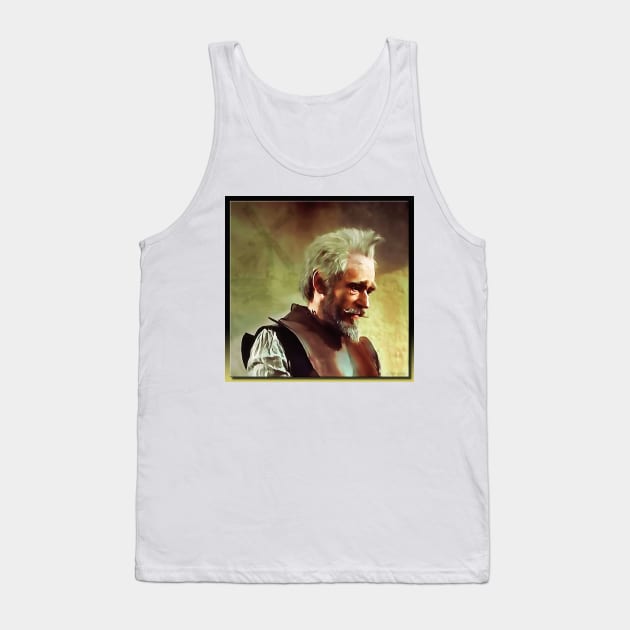 Don Quixote in Oil Tank Top by rgerhard